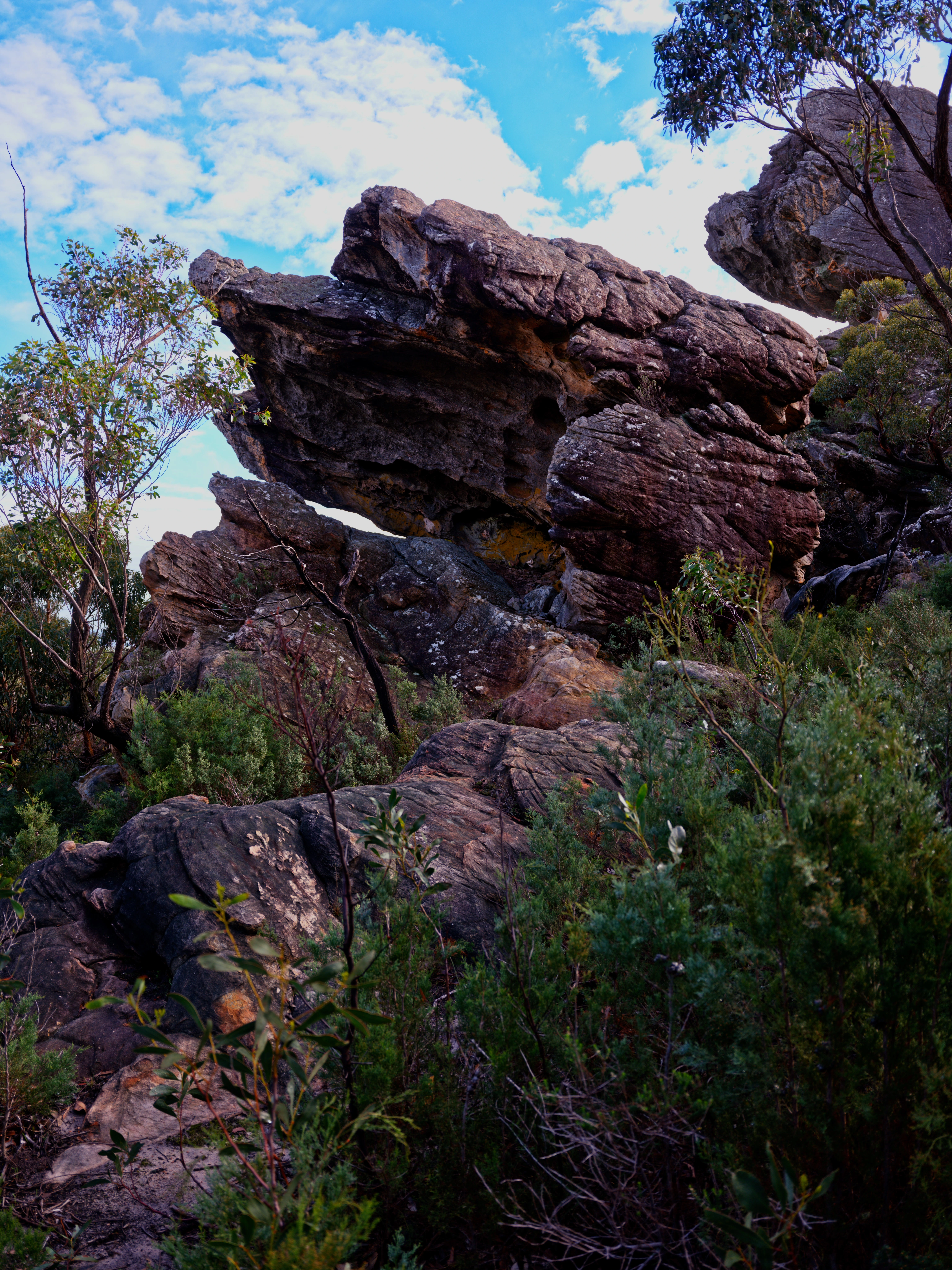 Just below Mt Stapylton